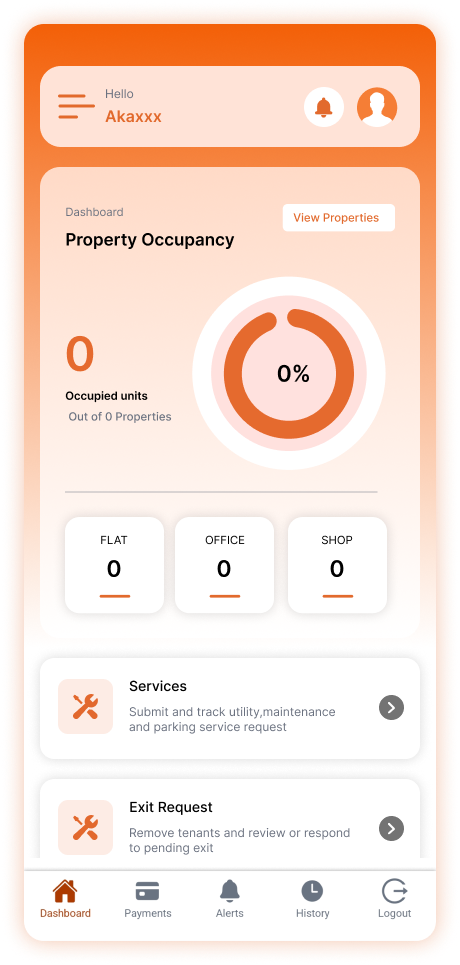 Owner App Dashboard